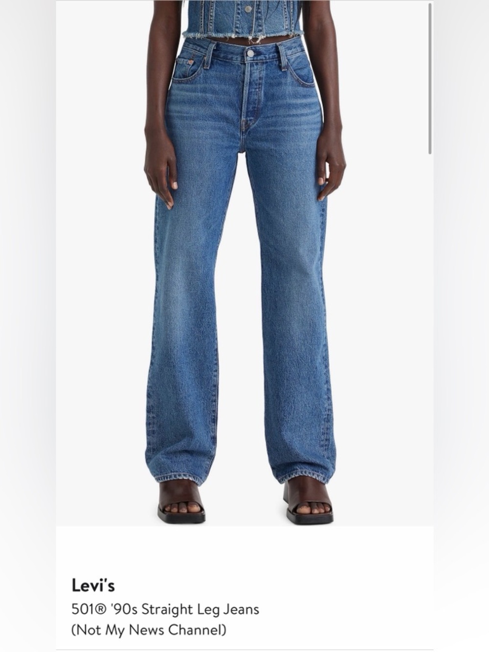 Levi's
501 ‘90s Straight Leg Jeans (Not My News Channel)